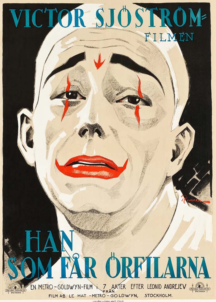 He Who Gets Slapped (1924) Swedish movie poster